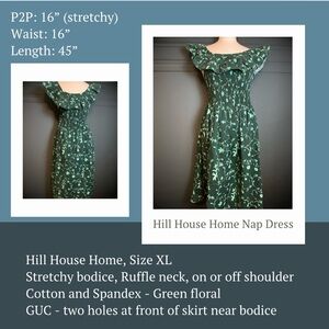 Hill House Emerald Vine Nap Dress